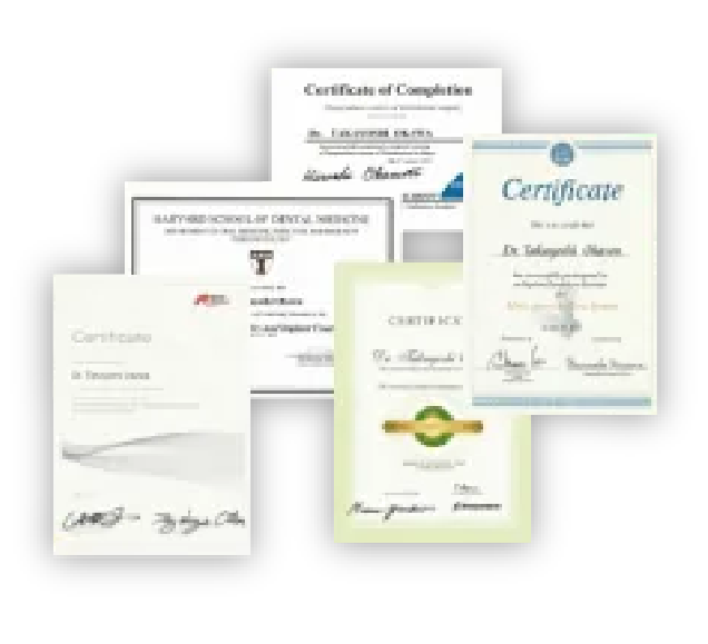 たくさんの認定証